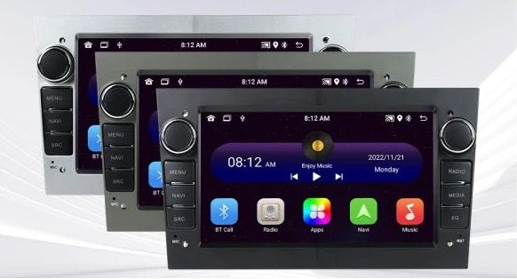 Opel multimedia systeem android grijs, zwart of zilver
